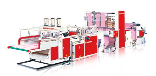 warehouse with packaging materials stacked, logistics, professional photography